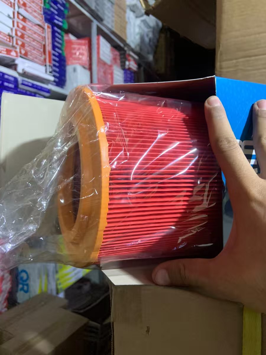 Red Air Filter — Heavy-Duty Version for Harsh Dust Environment